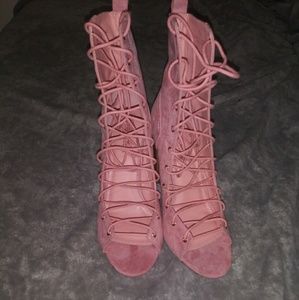 Liliana lace up platform shoe